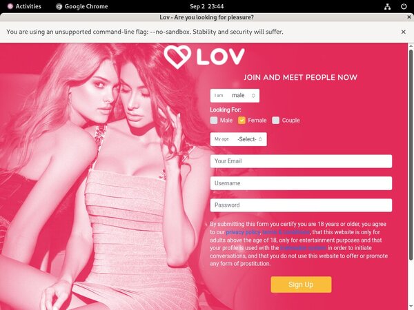 Accounts On Lov.net