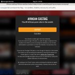 African Casting Website Accounts