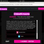 Chloekreams.com Register Form