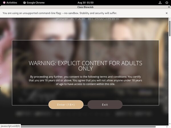 Class Blowjob Promo Link Code