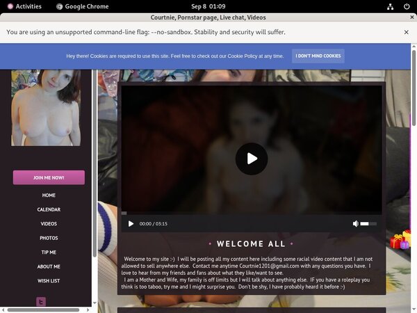 Courtnie Free Pw