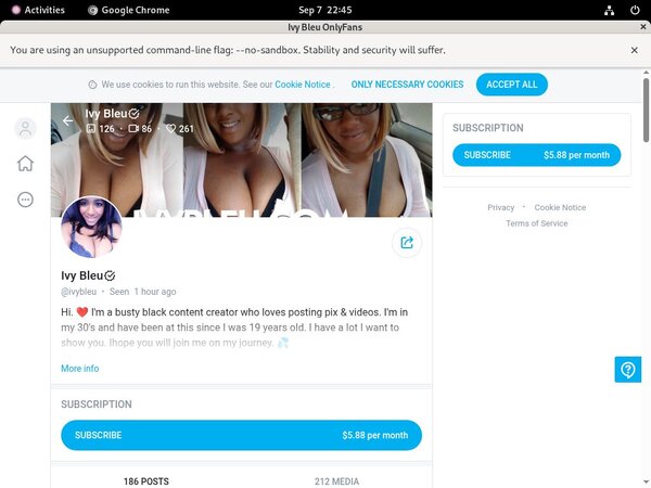 Create Ivy Bleu Account