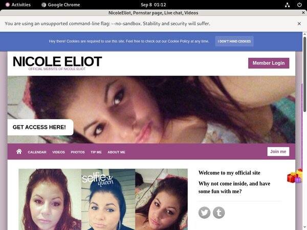Create Nicoleeliot.modelcentro.com Account