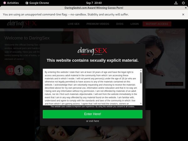 Daring Sex Free Trial