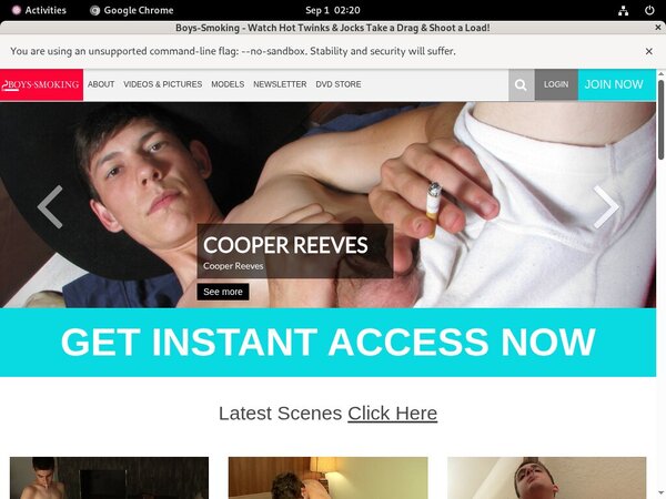 Discount Boys Smoking Deal