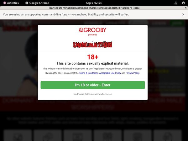 Domination Transex Discount Deal