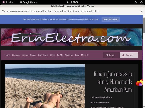 ErinElectra Free Account