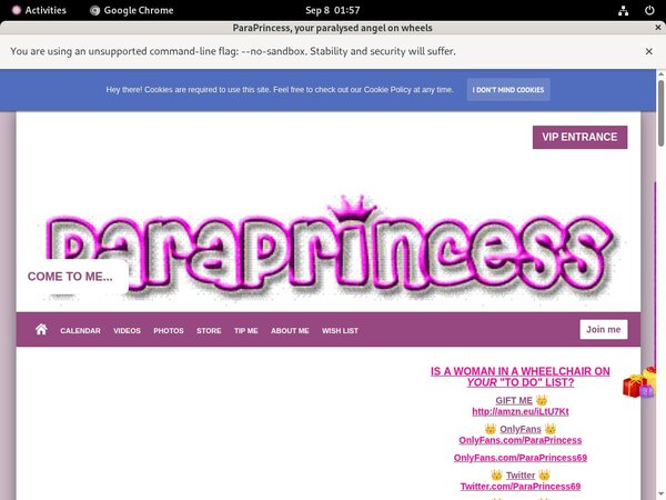 Free Account Premium Paraprincess.com