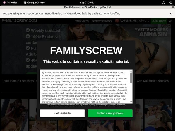 Free Familyscrew Trials