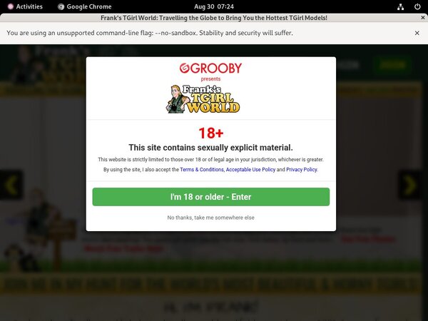 Free Franks-tgirlworld.com Hacked Login