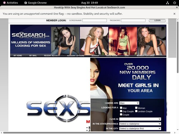 Free Sexsearch.com Account Discount