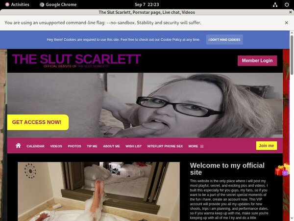 Free The Slut Scarlett User And Pass