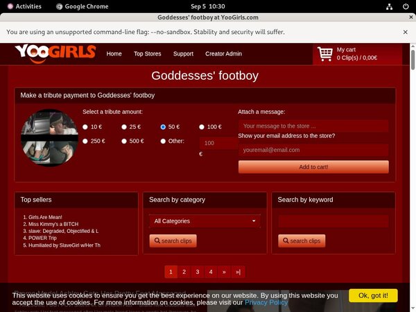 Get Goddessesfootboy Free Logins