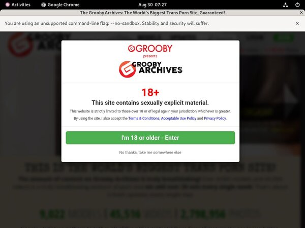 Grooby-archives.com With Prepaid Card