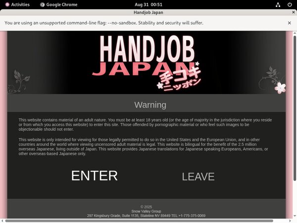 Handjob Japan Working Accounts