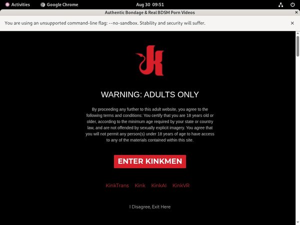 Kink Men Account And Password