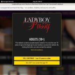 Ladyboypussy 1 Day Trial