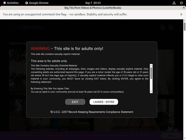 Loveherboobs Pass Codes