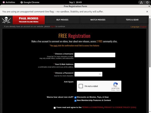 Members.treasureislandmedia.com Using Discount