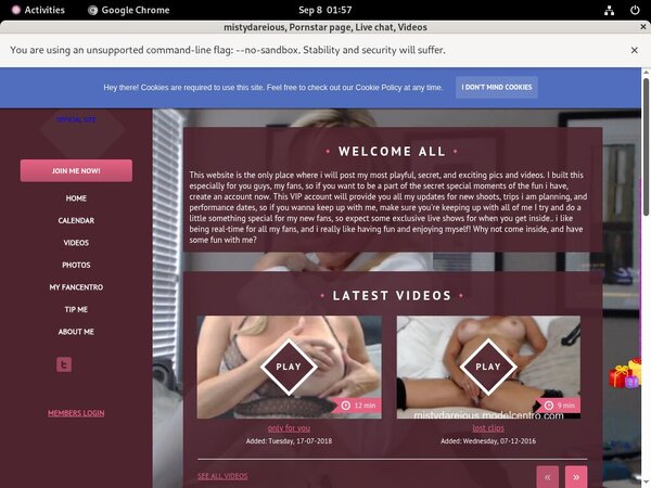 Mistydareious Vxsbill Page