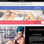 My-lana-lee.com Member Account
