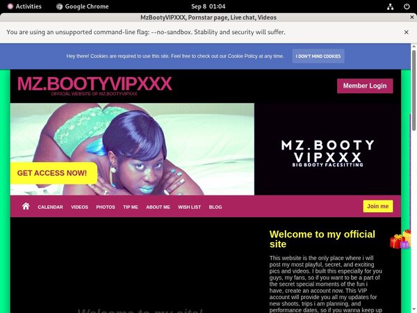 MzBootyVIPXXX User Name
