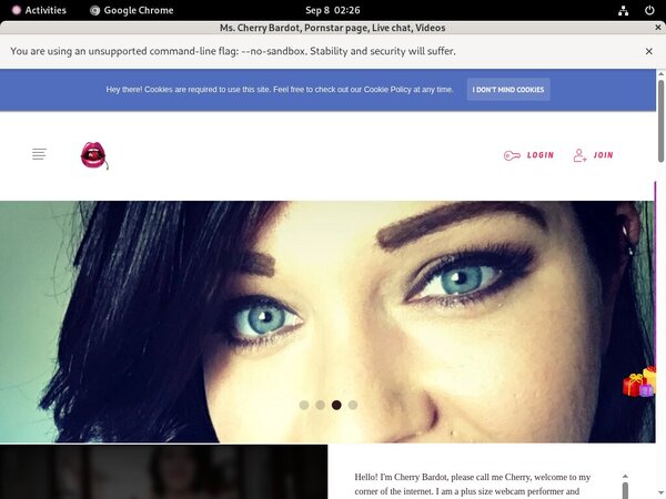 New Ms. Cherry Bardot Discount