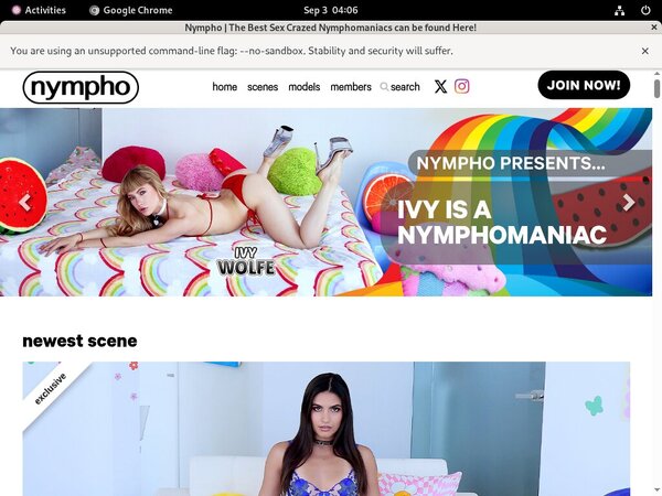 Nympho Model