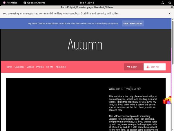Parisknight.modelcentro.com Account