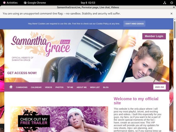 SamanthaGraceLive Pictures