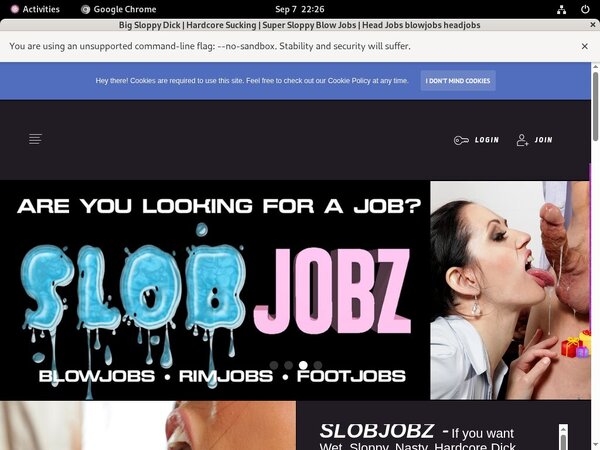 Slobjobz.com Without Card