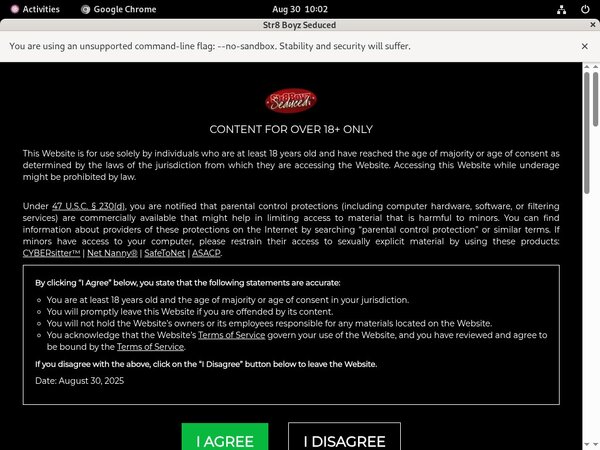 Str8 Boyz Seduced Discount Membership Link