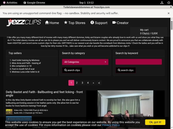 Toiletslaveanddommes Member Login