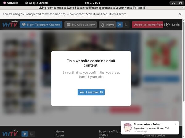 Try Voyeurhouse For Free