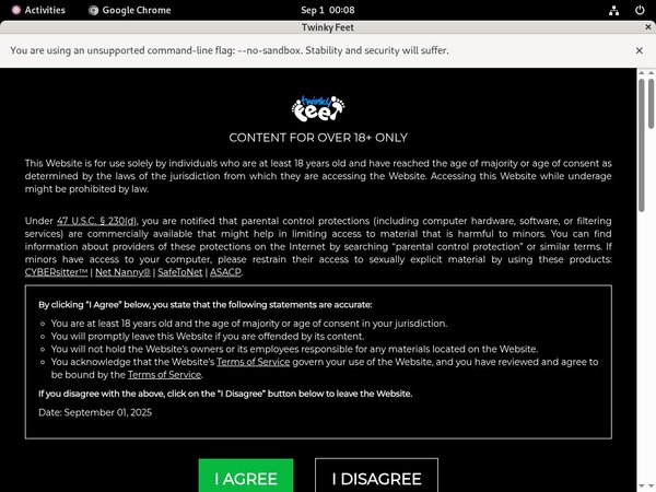 Twinky Feet Free Porn