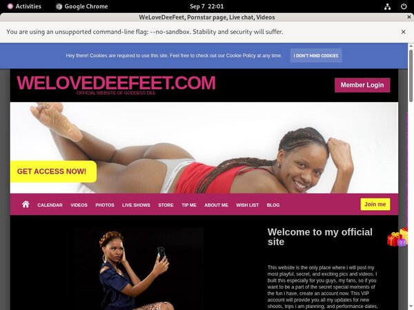 Welovedeefeet Promo Link Code