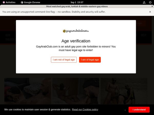 Working Gayarabclub.com Pass