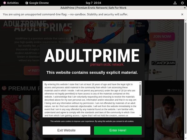 Adult Prime Gay User Name