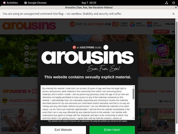 Arousins.com Online