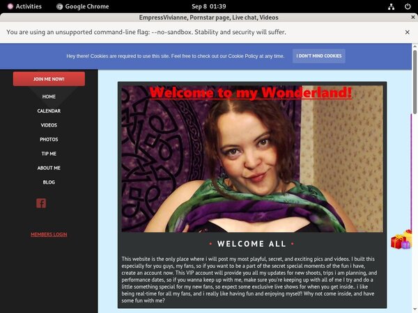 Empressvivianne.modelcentro.com Tokens