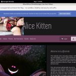 Free Video Alice Kitten