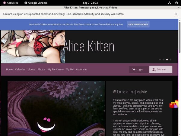 Free Video Alice Kitten