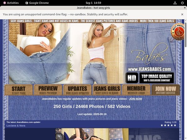 Jeansbabes With Yen