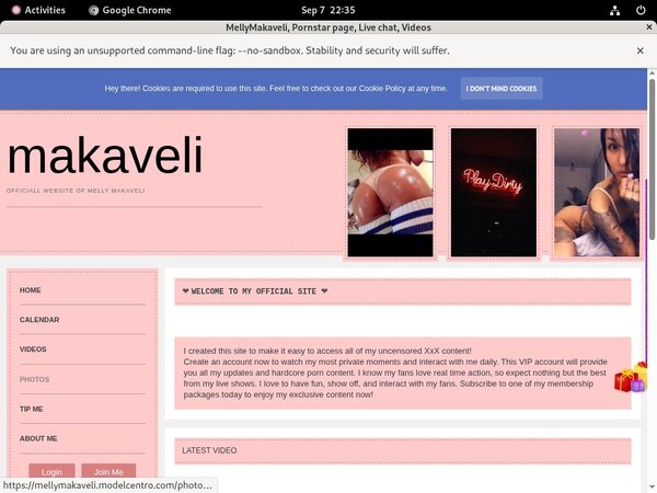 Mellymakaveli.modelcentro.com Password Generator
