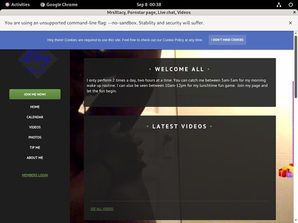 MrsXtacy With European Credit Card