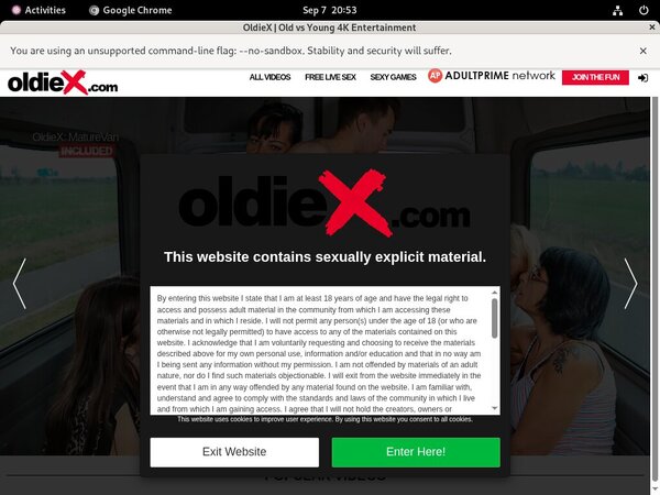 Oldie X Account Gratis