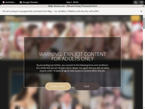 Oldje3some Free Trial Password