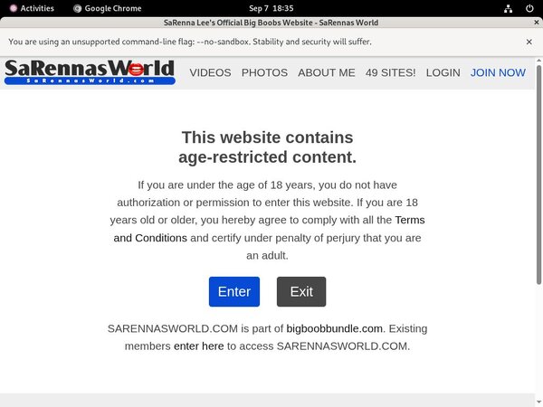 Sarennasworld.com Account Free