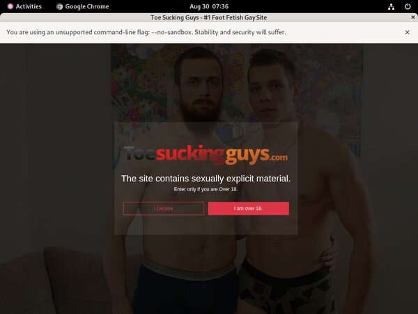Toesuckingguys.com Join With ClickandBuy