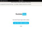 Footsiebay Logon